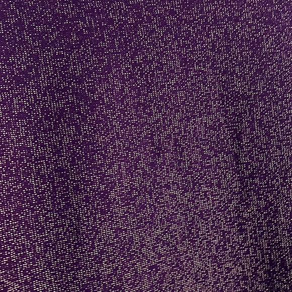 Cervelle purple shimmer glitter blouse size XL - Picture 3 of 3